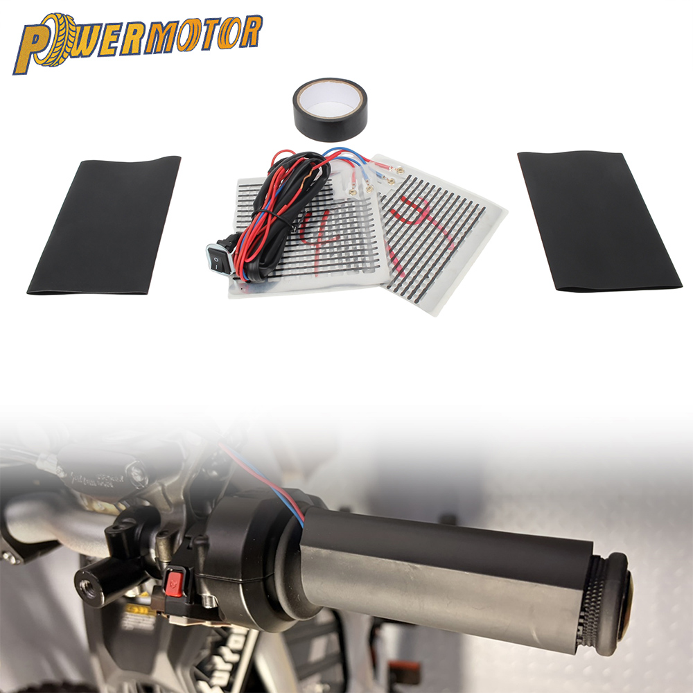 Handlebar Grip Heated - Puños Calefactados para Motocicleta 12V, Kit