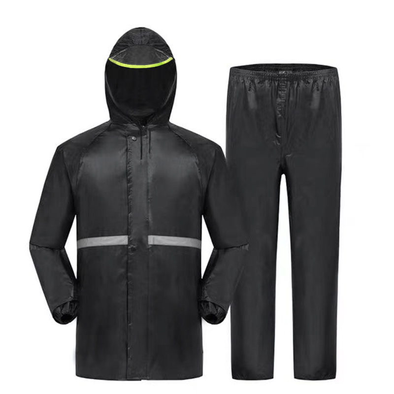 Motorcycle Gear Mens - Abrigo con capucha y pantalón para